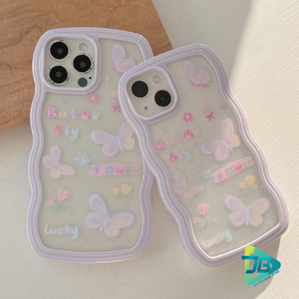 CUSTOM SOFTCASE WAVE GELOMBANG CLEAR CUSTOM BUTERFLY FOR OPPO A3S A1K A5S A15 A16 A17 A17K A76 A37 NEO 9 A39 A57 A5 A9 A52 A53 A33 A54 A55 A57 2022 A77S A71 A74 A8 A31 A83 F1S A59 F5 F7 F11 PRO RENO 4 4F 5 5F 6 7 8 7Z JB8594