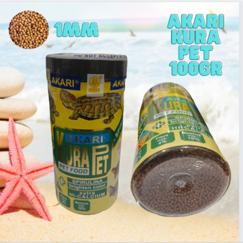 MAKANAN KURA KURA AKARI AA KURA PET 100GR