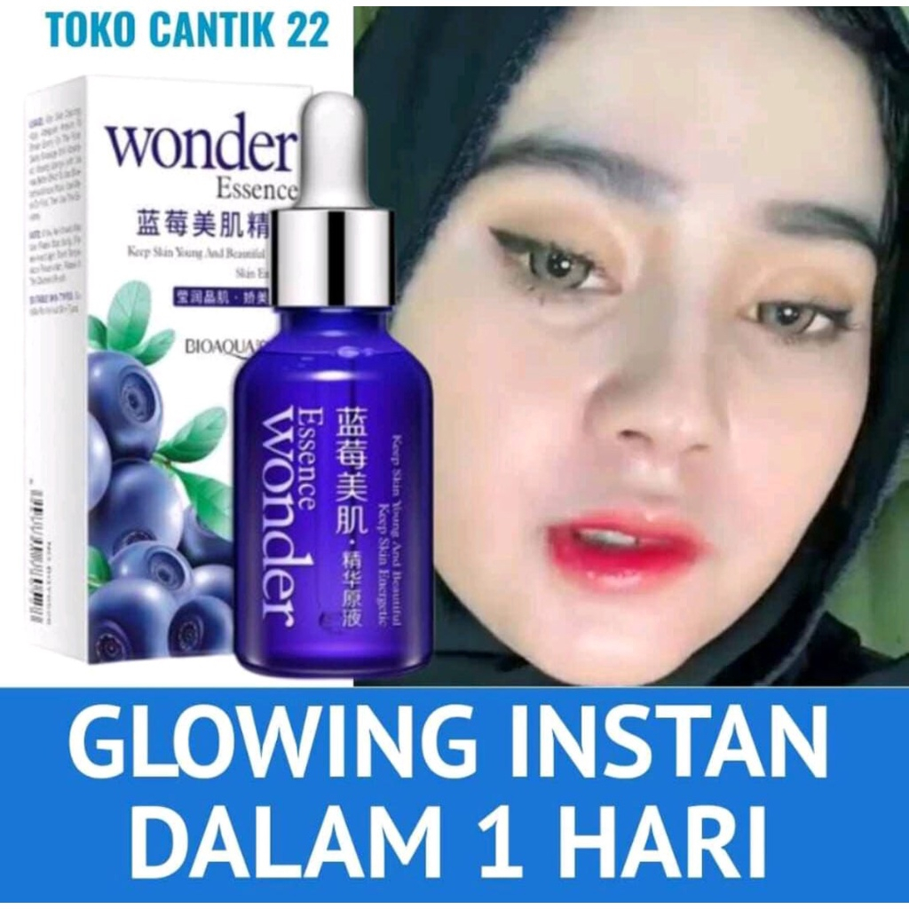 Blueberry Serum Flek Melasma Pemutih Wajah Extra Cepat Serum Glowing Penghilang Flek Membandel Penghilang Jerawat Serum Wonder Memutihkan