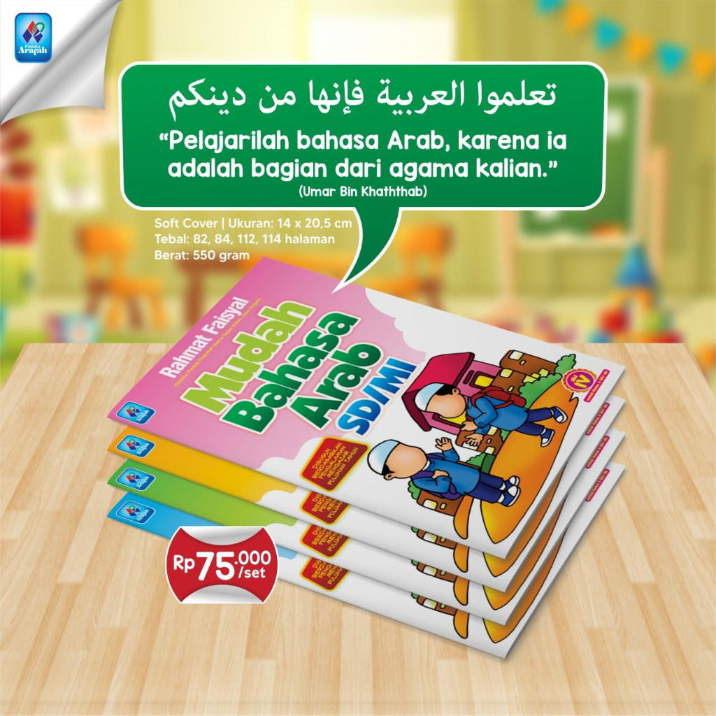 

Mudah Bahasa Arab SD MI Jilid 1-4 Pustaka Arafah Original - Pustaka Arafah