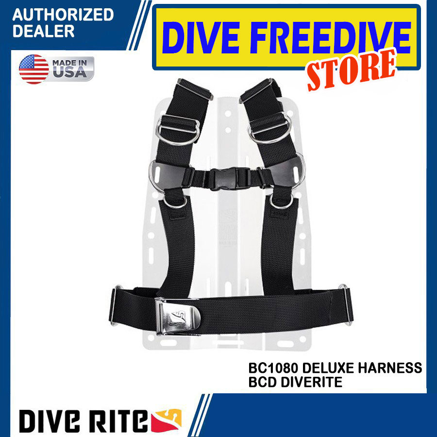 BC1080 Deluxe Harness Diverite BCD Scuba Diving Technical BC Dive Rite Jacket Rompi Selam Dive