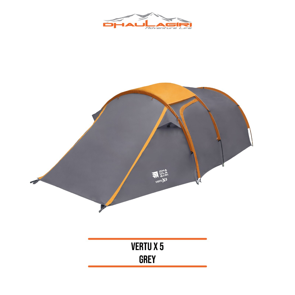 Tenda vertu x 5 dhaulagiri /tenda camping 4 orang/tenda double layer /tenda daulagiri /tenda camping