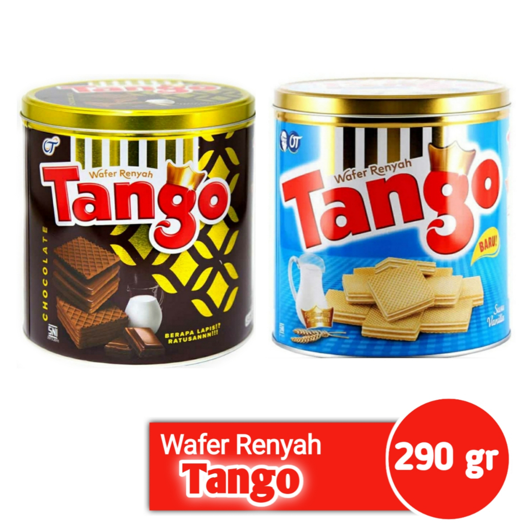 

Tango wafer vanilla 315gr & coklat 300gr