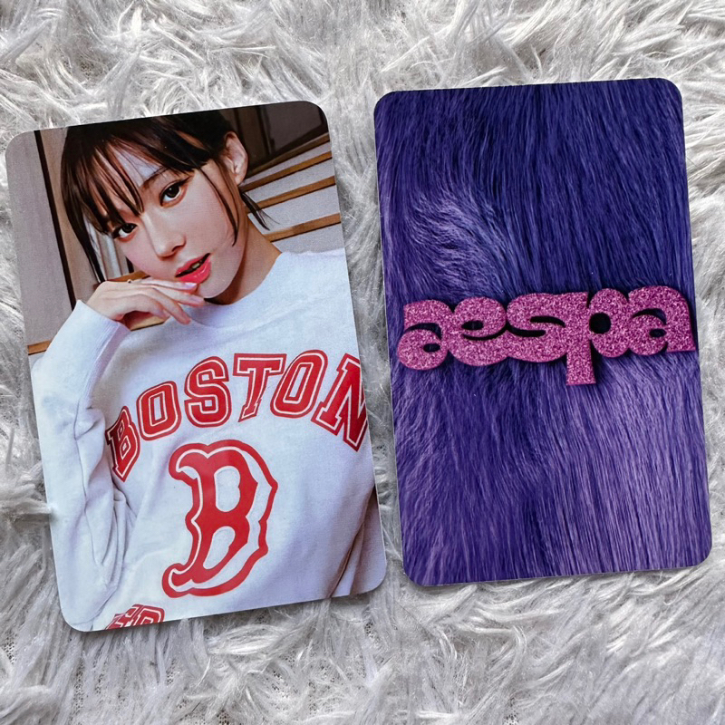PHOTOCARD AESPA MLB STYLE