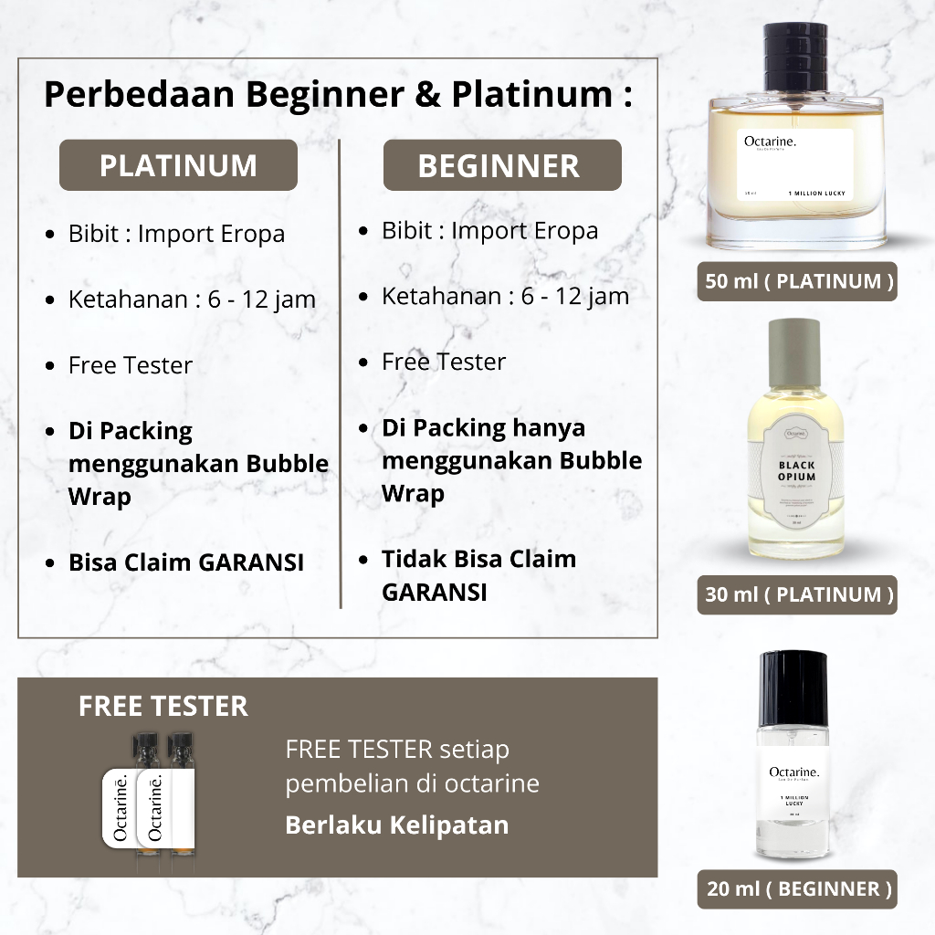 Octarine - Parfum Wanita Tahan Lama Aroma Floral Manis Fresh Inspired By GC Gardenia | Parfume Eau De Perfume Farfum Guci Gardenia Minyak Wangi Cewek Cowok Murah Original