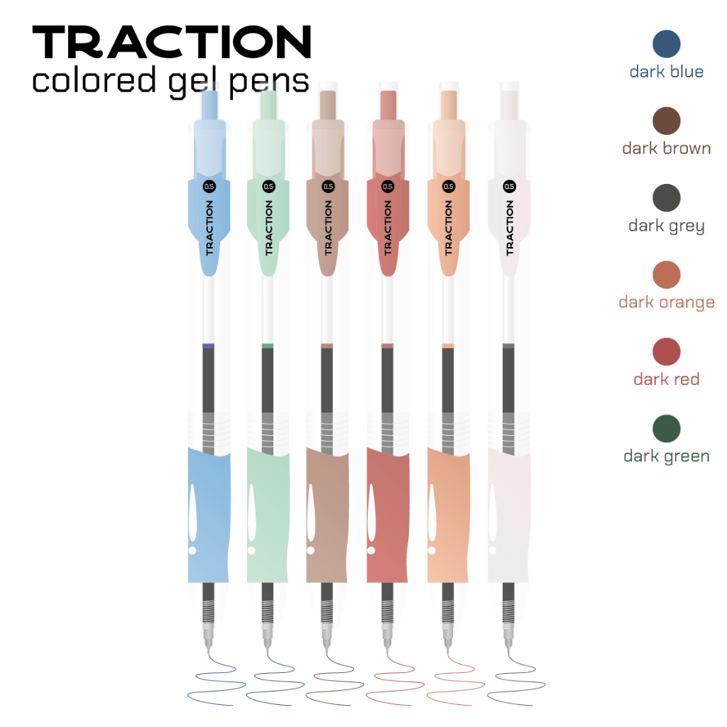 

Paperie Lab - Traction Colored Gel Pens