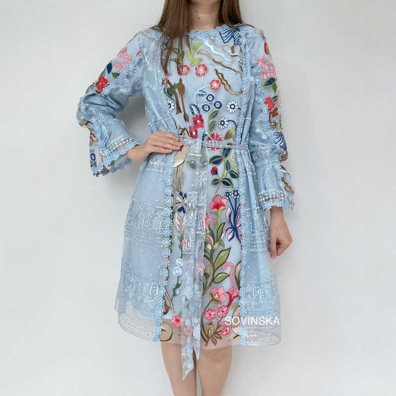 Dress L7 Raya Collection Dress Tunik Lace