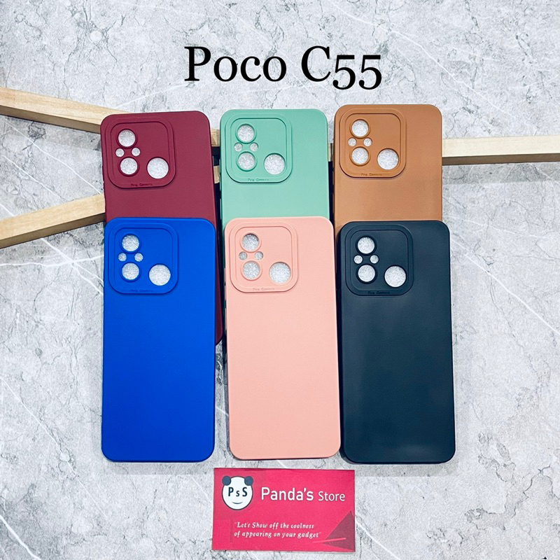 Softcase Pro Camera Poco C55 Candy Case Full Color 3D Silikon TPU