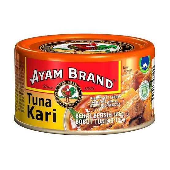 Ayam Brand Tuna Curry 160gr Tuna Kari Sarden Kaleng Makanan Kaleng.