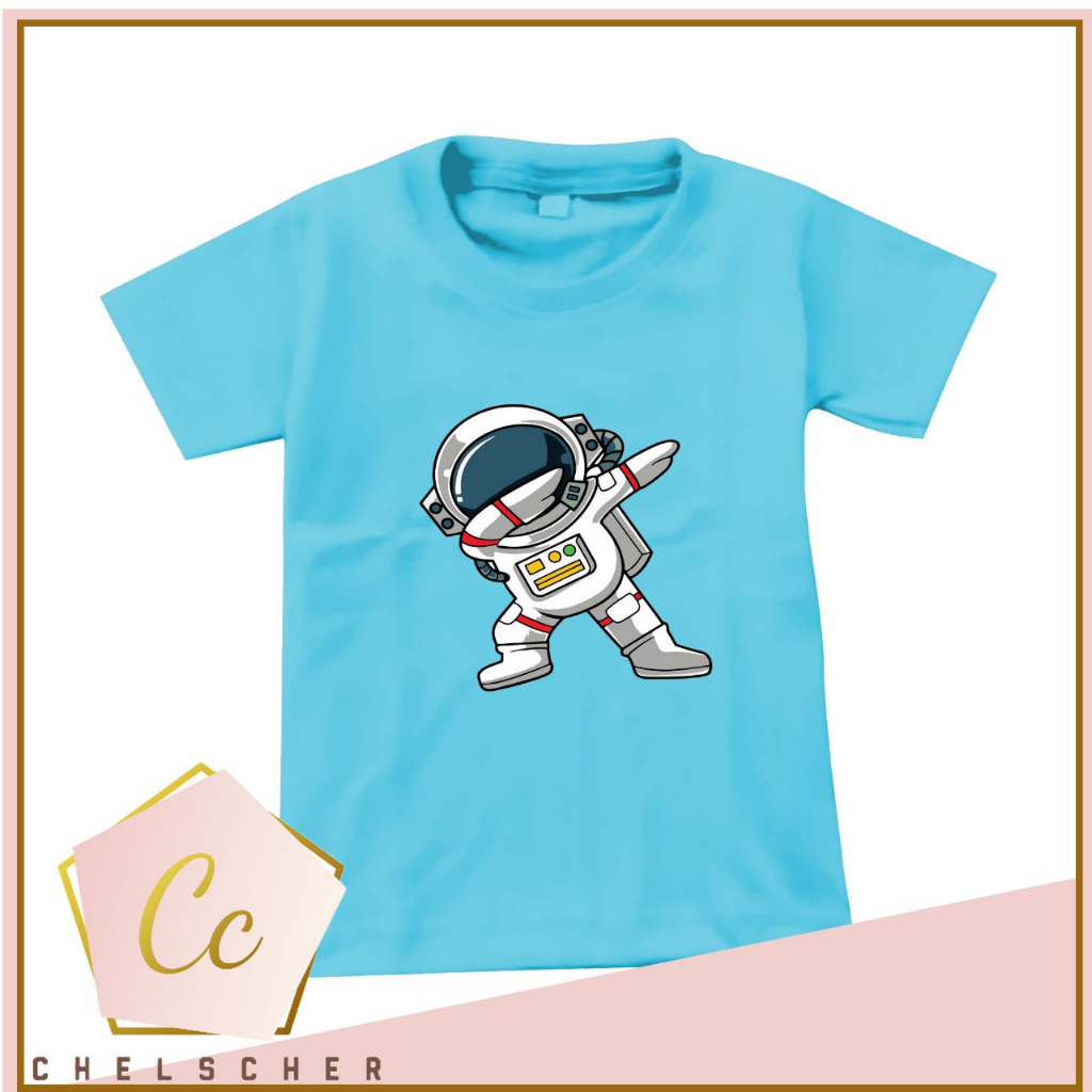 Kaos anak laki-laki Astronot / kaos distro / kaos print anak-anak