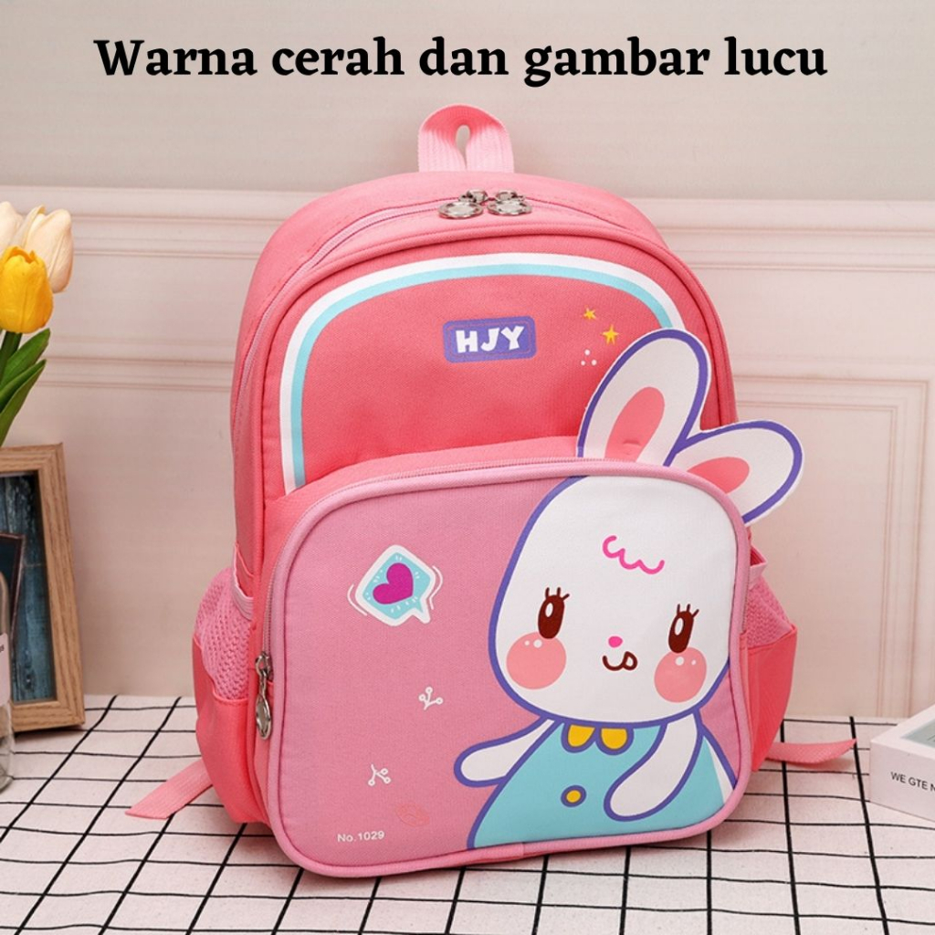 [M.Toys] Tas Ransel Anak Sekolah Gambar Lucu Buat Paud TK dan SD Kualitas Import Premium -M0231