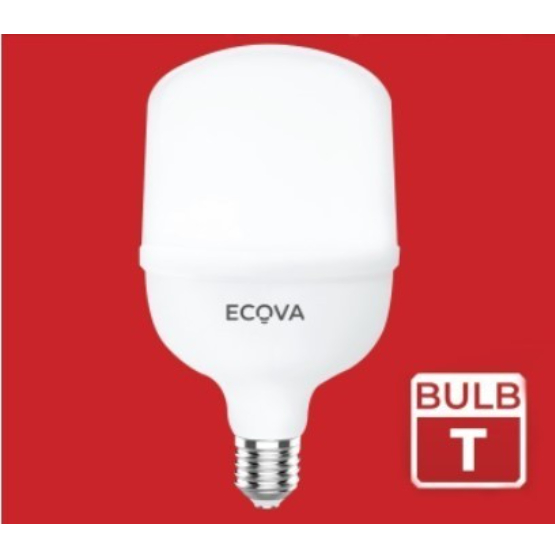 ECOVA Lampu LED Bohlam 10W 10 Watt 10 Watt Putih E27 Bulb A GARANSI