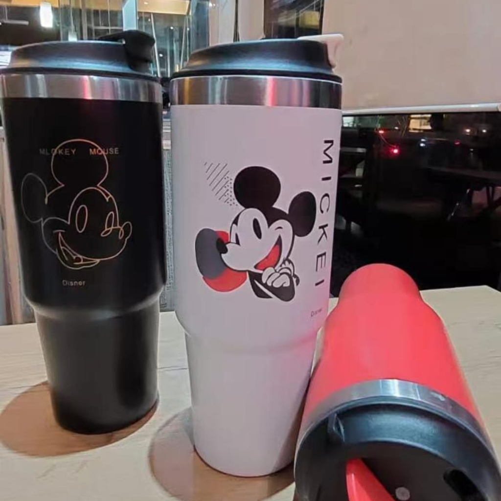 COD BOTOL MINUM TERMOS KARAKTER LUCU DAN POLOS FREE STIKER 3D/VACUUM FLASK STAINLESS 900ML