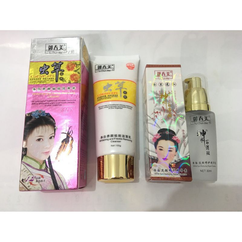 Paket Sabun + Serum Yu Chen mei Cordyceps original