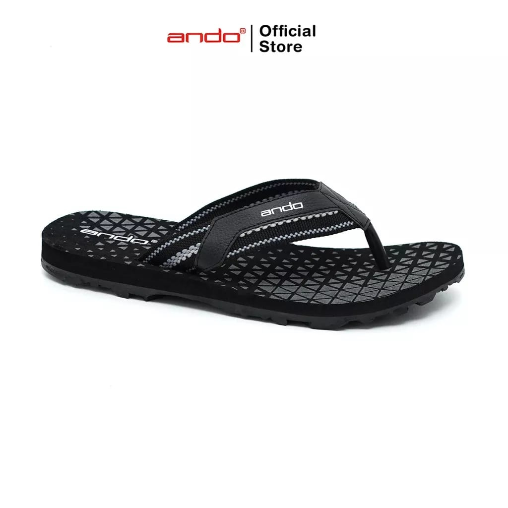 Ando Mandala 01/02 Sandal Jepit Terbaru Sol Karet Anti Slip Sendal Casual Pria Trendy Ando Original