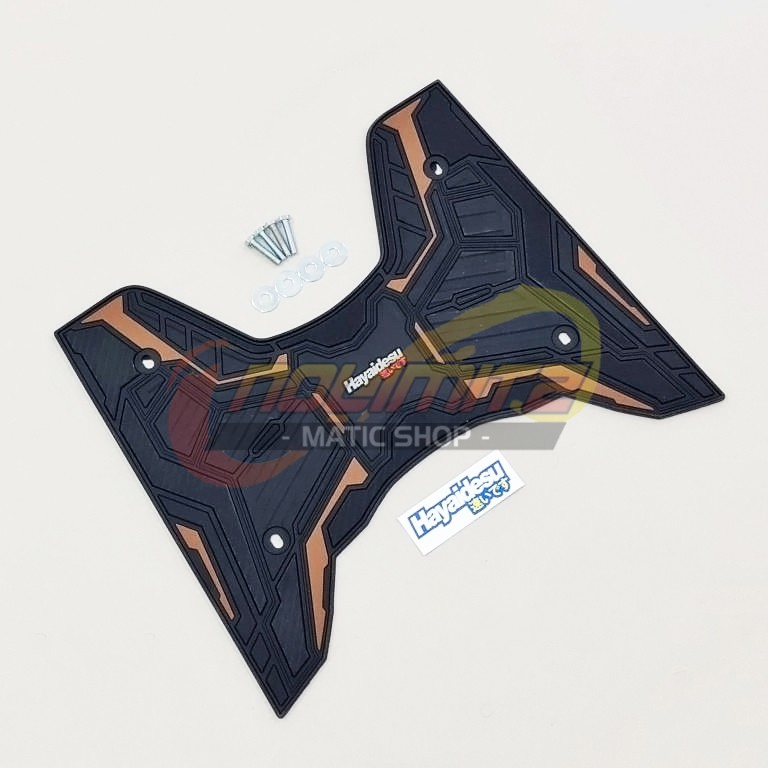 Karpet Karet Hayaidesu Floor Mat Pijakan Kaki Honda Vario 160
