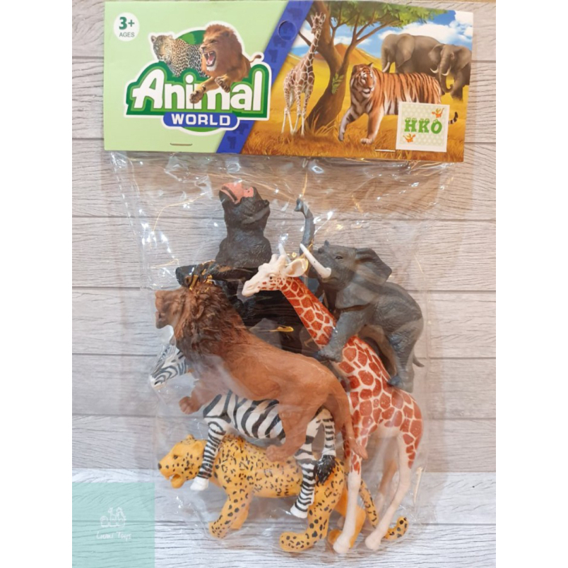 

Promo Mainan Set Binatang Liar Ukuran Besar Animal World 6PCS HJ866-2 Berkualitas