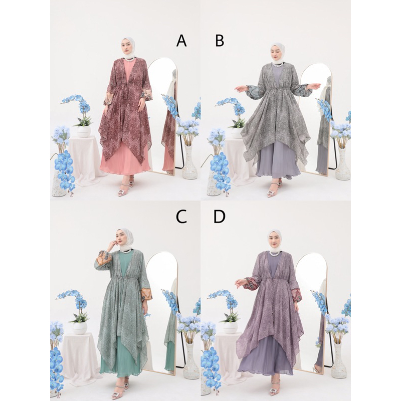 Artemis Fashion~ REZKIYA MAXI (Set Hijab) // CATHLIN MAXI DRESS // FAHIRA MAXI DRESS PART 2 (Inner Outer bisa dilepas pasang)