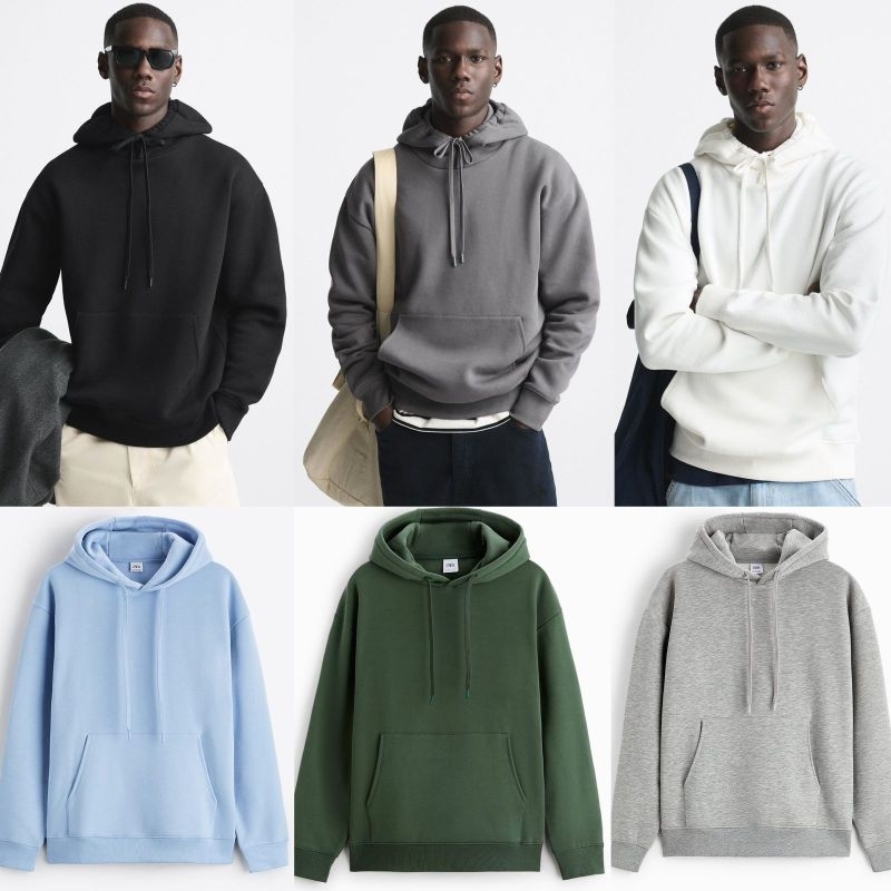 Zr** unisex basic hoodie jacket