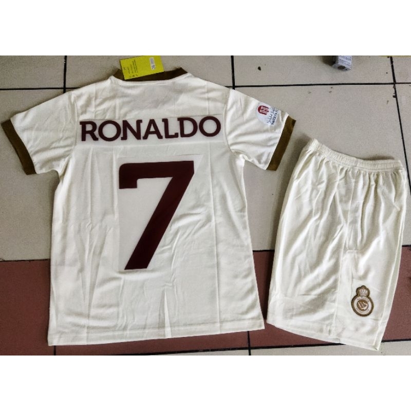 JERSEY BAJU BOLA ANAK AL NASSR 3RD KIDS 2022/2023 GRADE ORI RONALDO