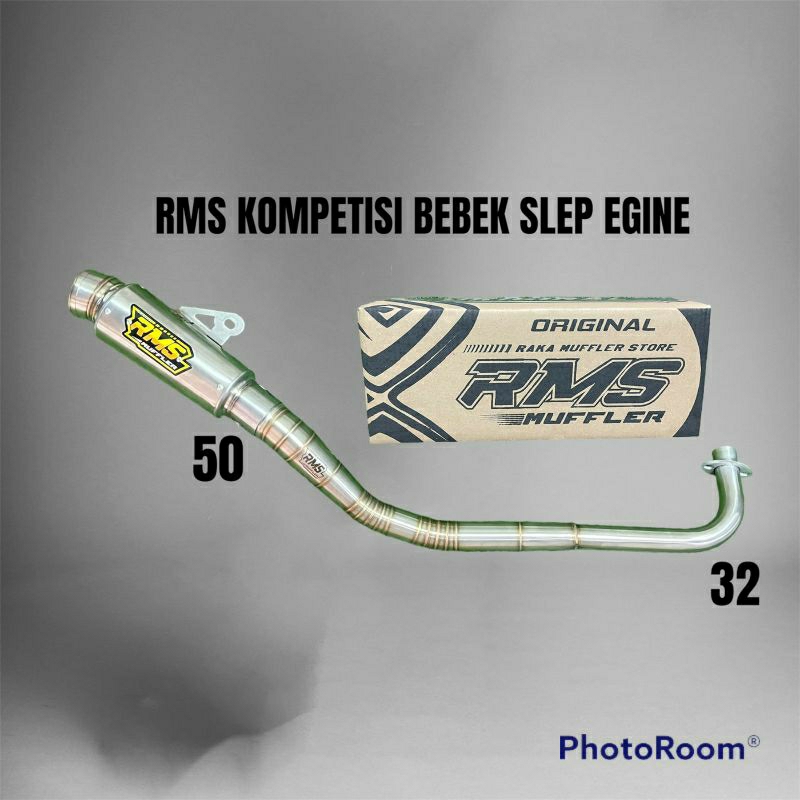 Knalpot slep egine jupiter z vega astrea grand supra all bebek kompetisi rms muffler Original