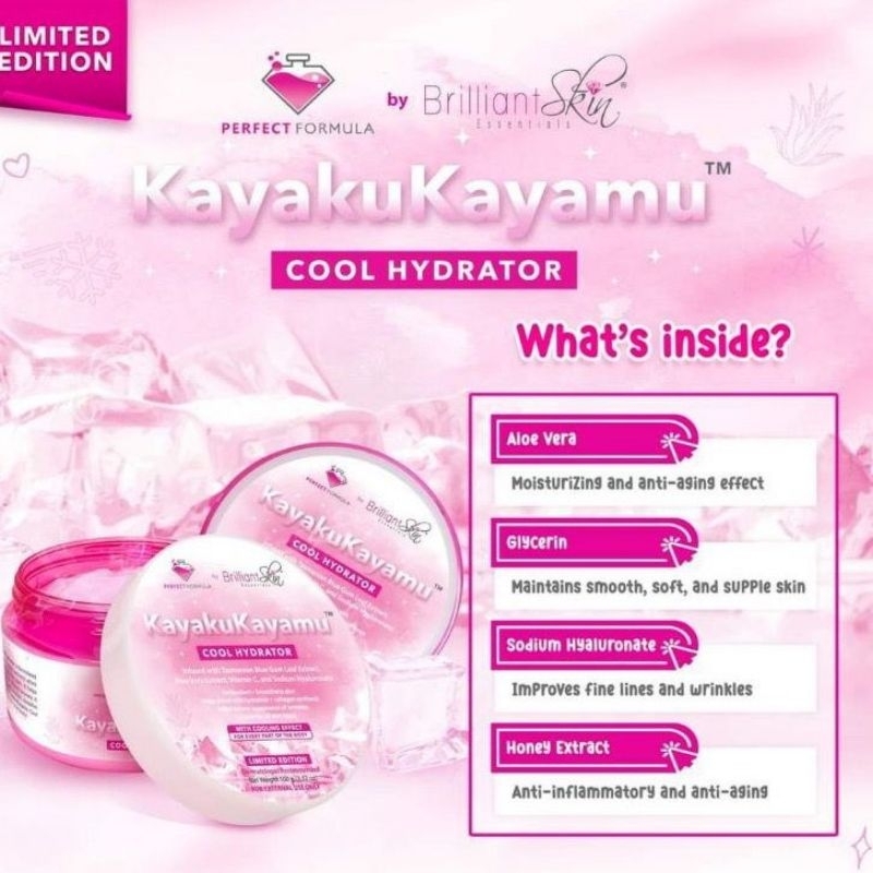 cool hydrator kayaku kayamu moisturizer perfect formula | by brilliant skin