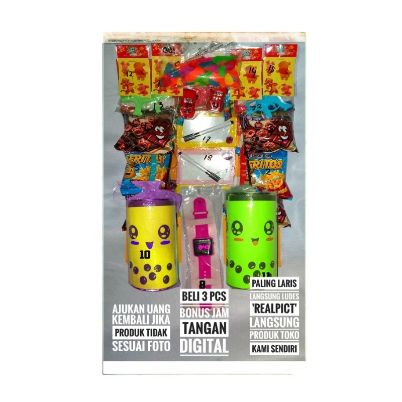 Warung Lotre Hadiah Jam Tangan dan Celengan 80 Kupon