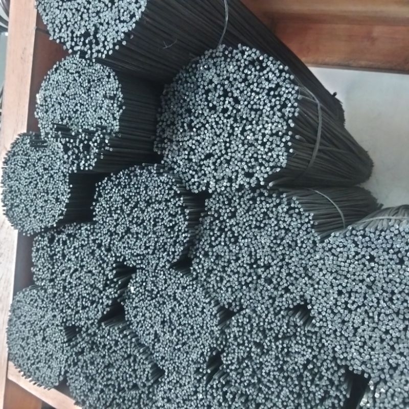 Ruji bambu/lidi bambu untuk sangkar burung 2mm 60cm isi 1000batang berkualitas warna hitam