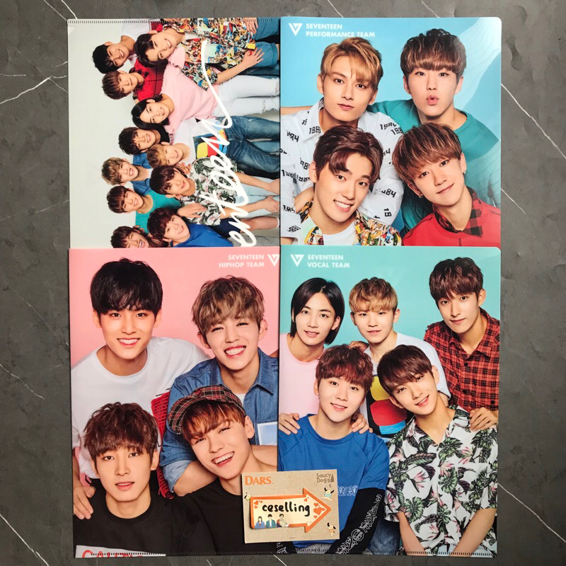 SEVENTEEN - Clearfile Set Shining Diamond Japan 2016 Official Merch