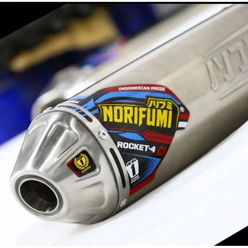 KNALPOT NORIFUMI ROCKET 4 YAMAHA WR 155 WR155 ORIGINAL