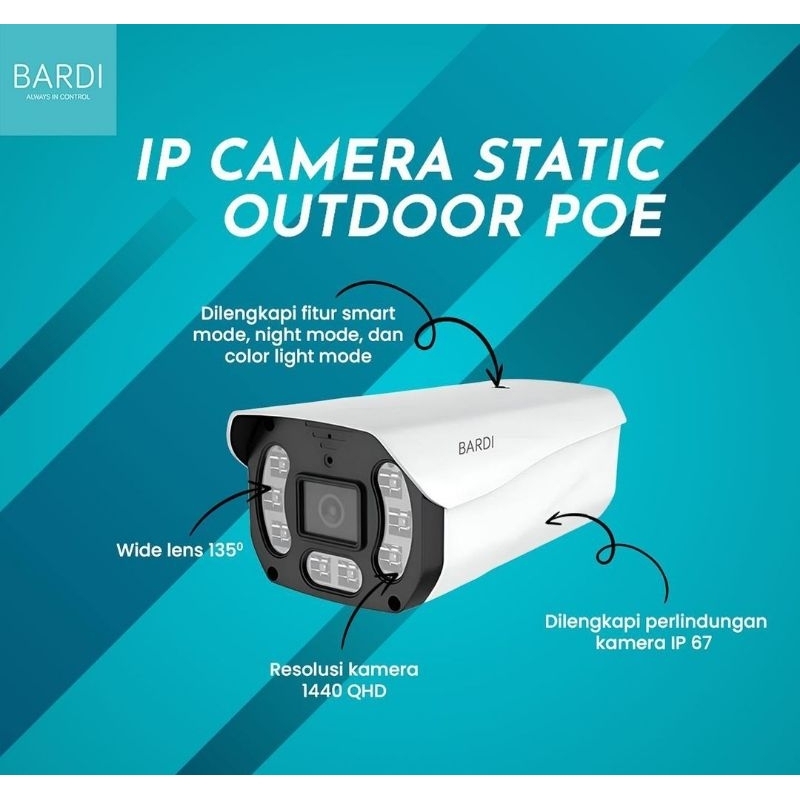 BARDI CCTV OUTDOOR POE