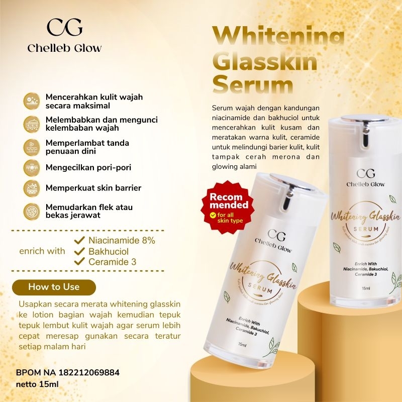 Glasskin Whitening Serum 15ml