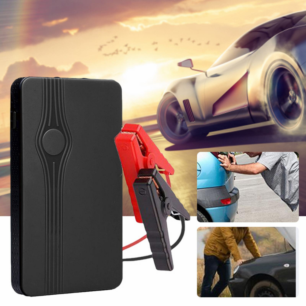 Power Bank Car Jump Starter 12V 5000mAh with Flashlight - R23 - Black