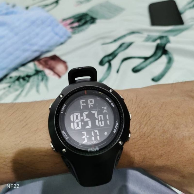 Jam tangan Cowok digital pria sport Sporty Anti Air Waterproof Keren Terbaru