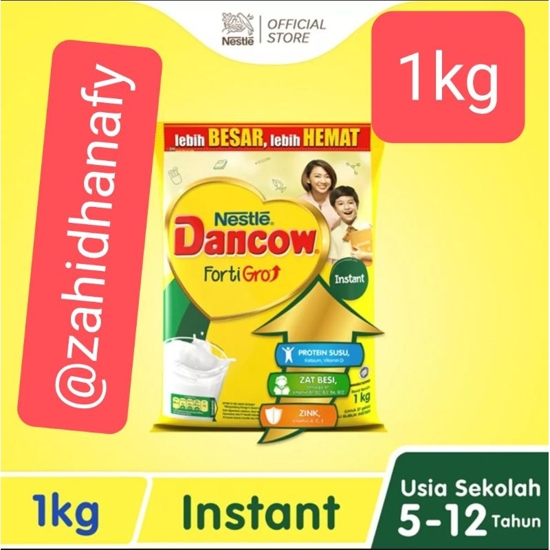 Nestle dancow FORTIGRO 1kg/1000gram exp masih lama