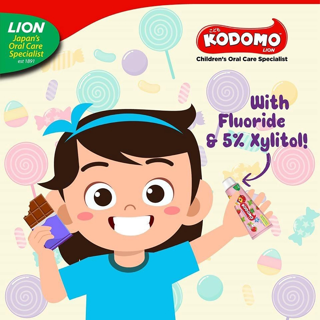 Kodomo Kids Toothpaste 6+ Strawberry Mint 45gr Koukou