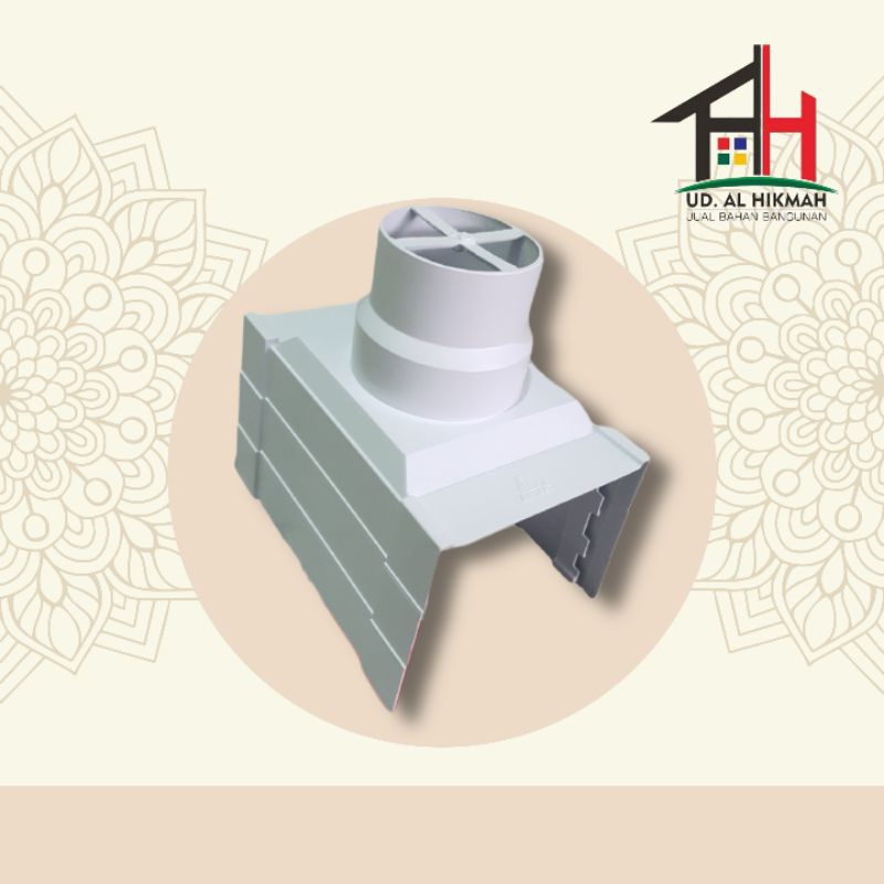 CORONG TALANG AIR PUTIH PVC - ASVIRA