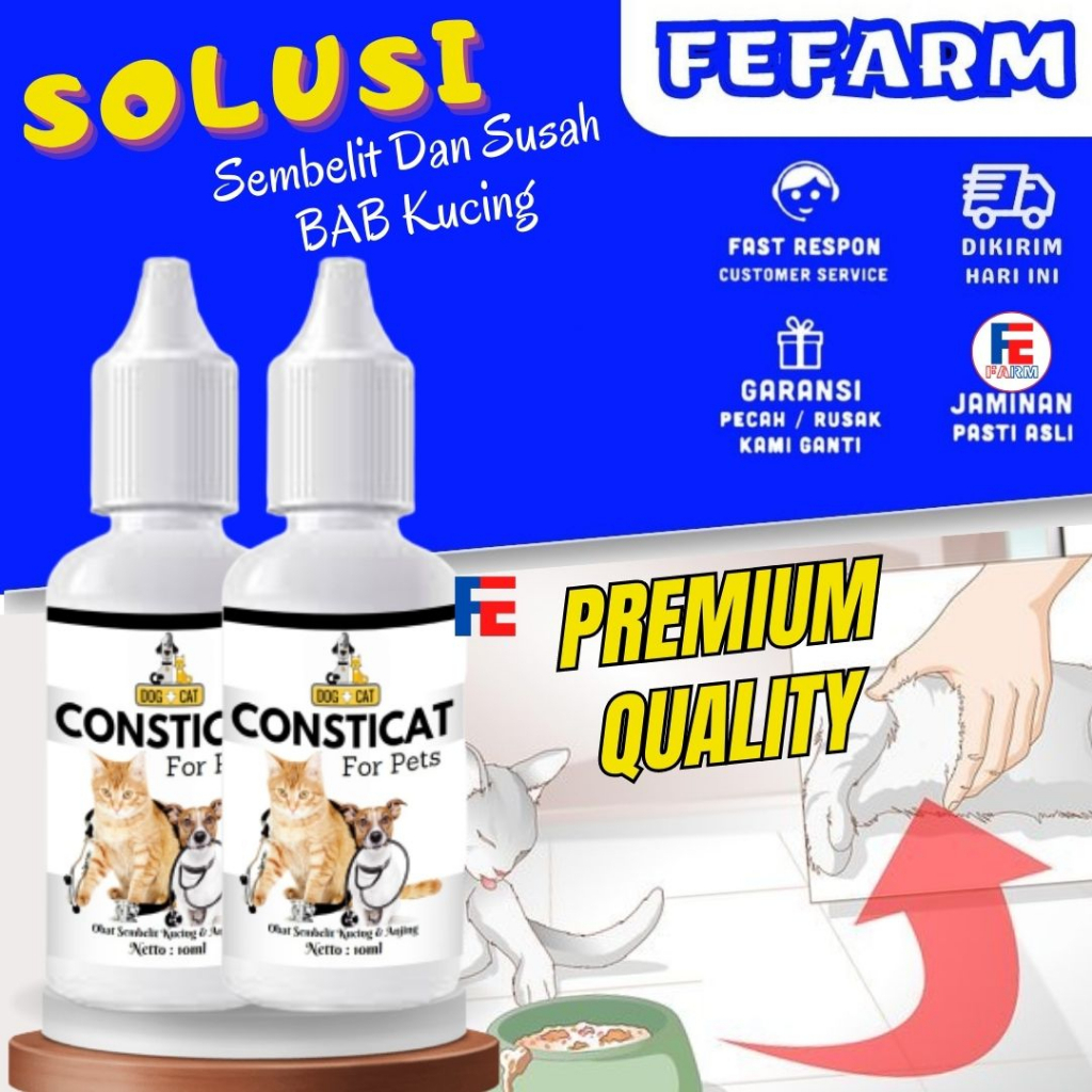 Obat Mengatasi Sembelit pada Kucing Obat Sembelit Kucing Solusi Ampuh FEFARM