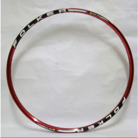 Rim Velg Sepeda Folker XC01 27.5 32 Hole Original Velg Sepeda Mtb Ano Red