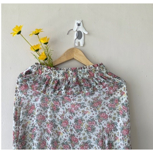 PRELOVED FLORAL SKIRT ROK BUNGA ROK MOTIF BUNGA ROK PANJANG FLORAL SKIRT ROK FLORAL