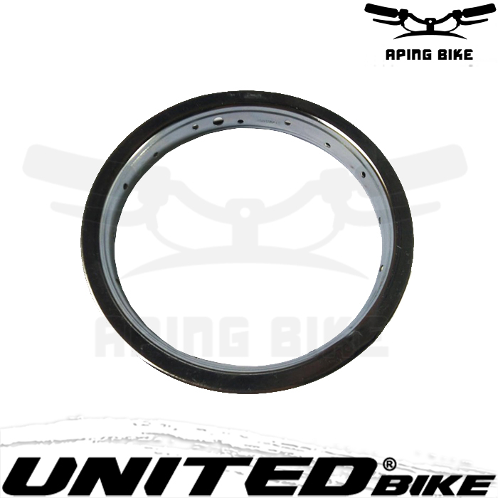 Velg Besi United 12 16H Chrome Rims Sepeda Pelek Aloy Sepeda Anak