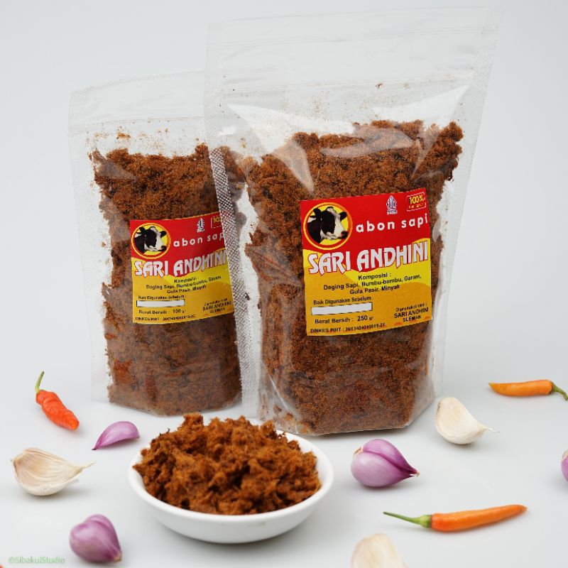 

ABON SAPI “SARI ANDHINI” 250 gram JOGJA HALAL ENAK BERKUALITAS + Sudah Termasuk Biaya Admin Shopee