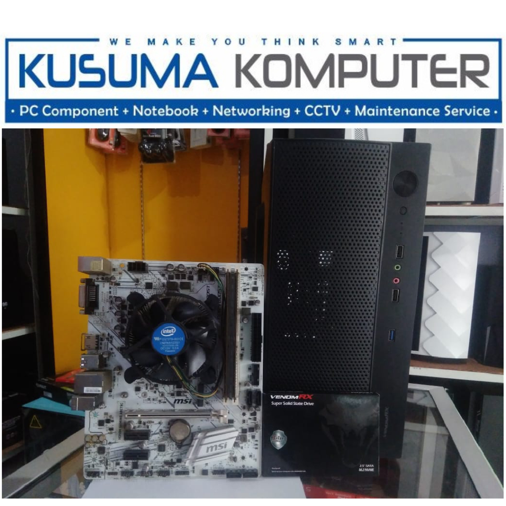 Komputer PC Rakitan i3 8100 + Msi H310M + 8GB RAM + 256GB SSD