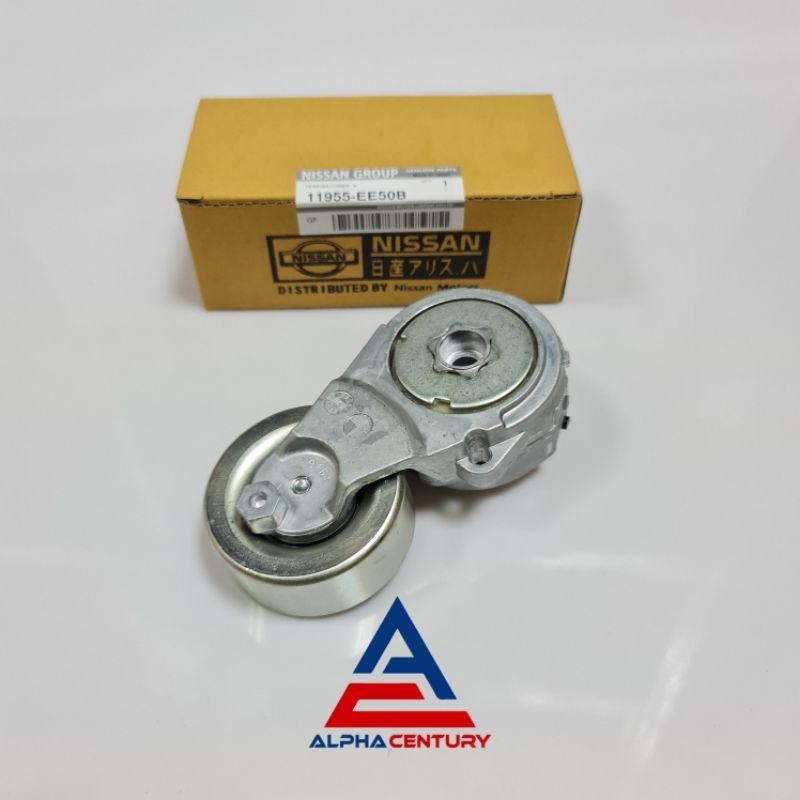 TENSIONER ASSY V BELT LIVINA 1.5 1.8 XTRAIL T31 2.0 TEANA LATIO ORI GARANSI 1 BULAN