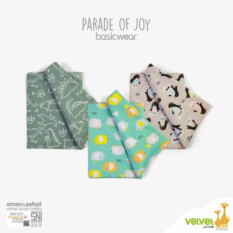 Velvet Junior Bedong Motif / Bedong Velvet motif