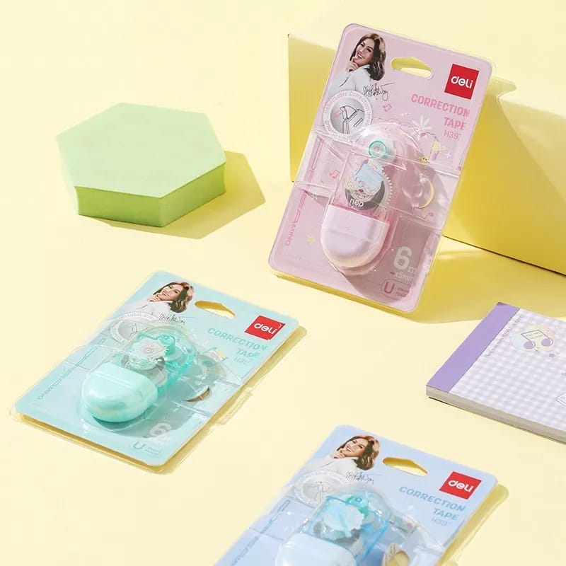 [DELI X AGNEZ MO] Deli Correction Tape / Tip-ex kertas