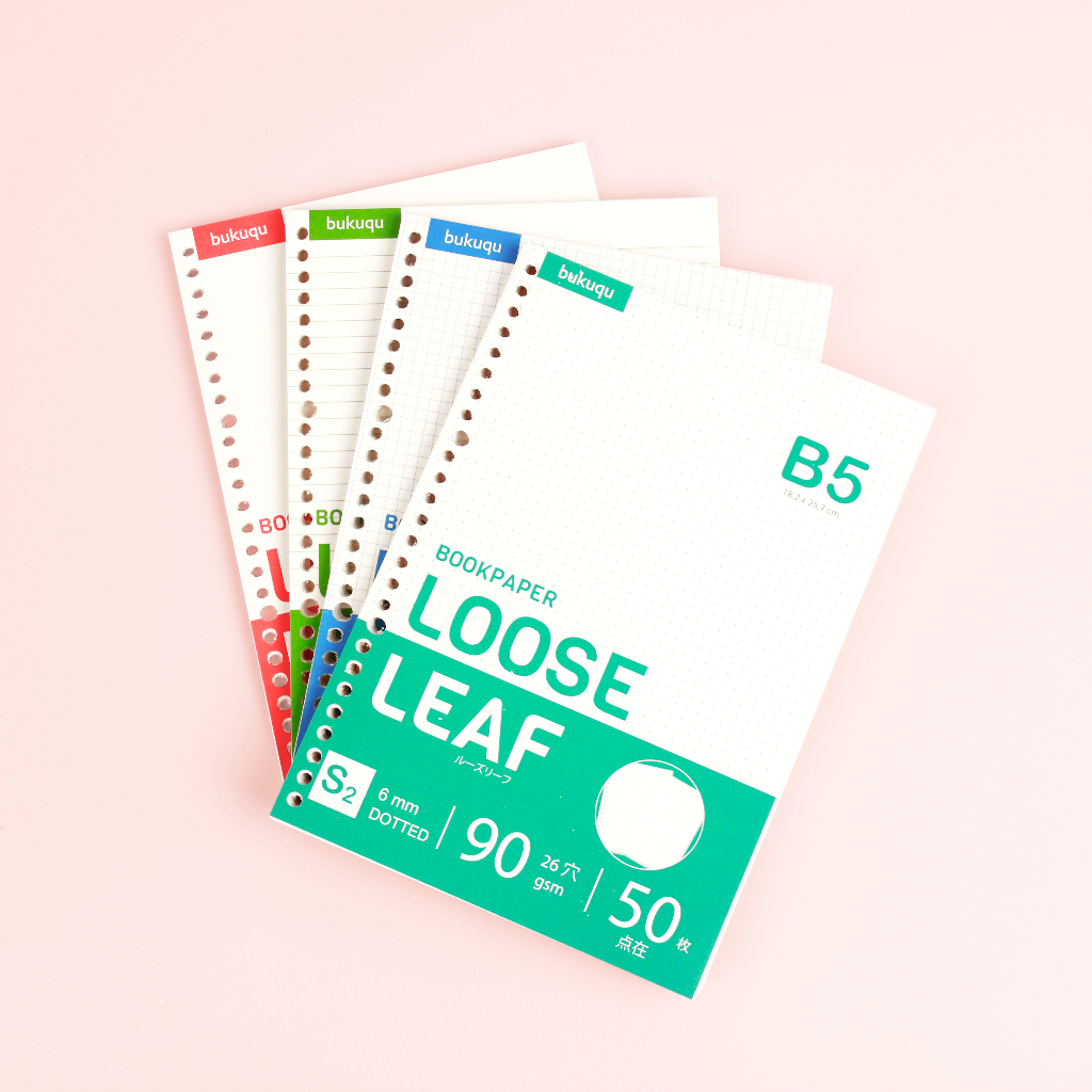 

Loose leaf B5 - Bookpaper 90 gsm - Kertas Binder