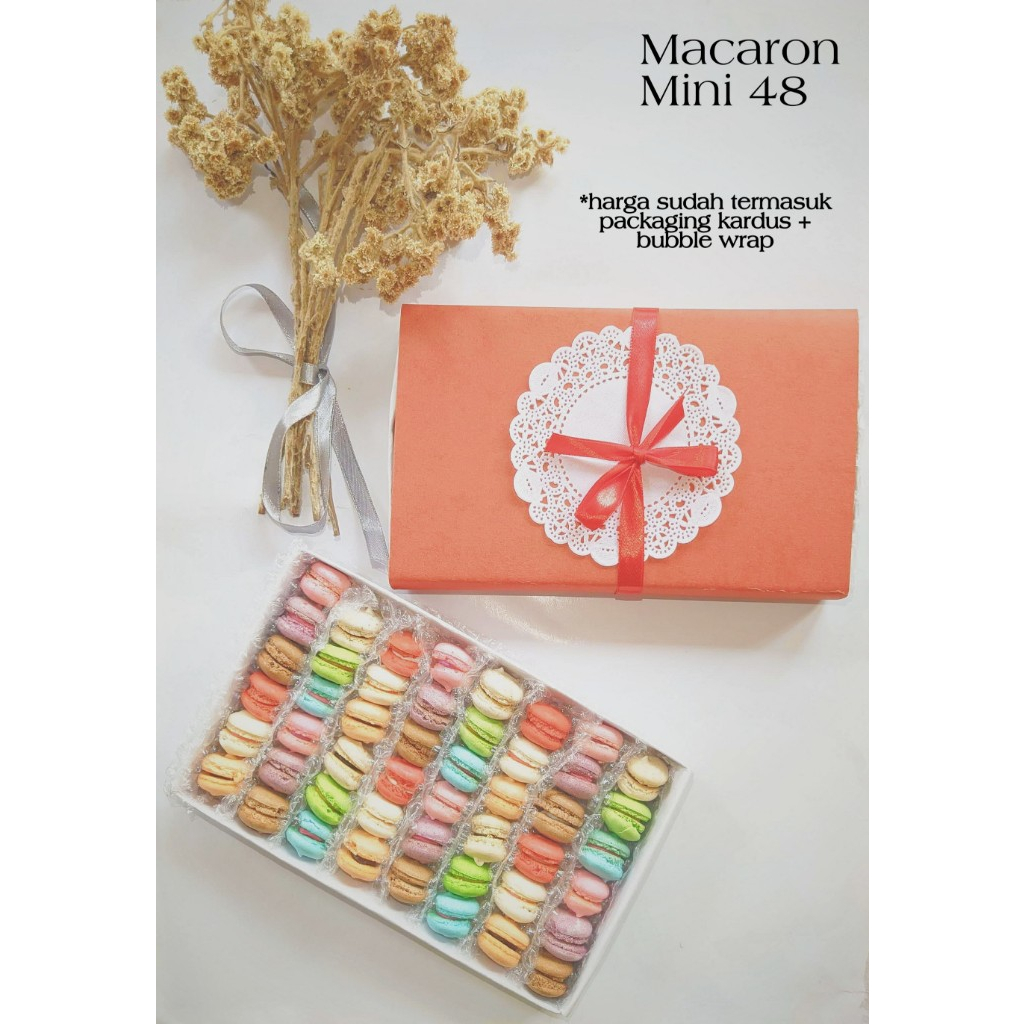 

[PROMO] 48 Macaron Mini Isi 48 / Makaron / Macaroon Termurah