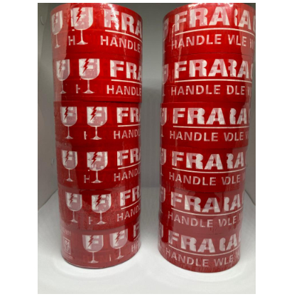 Lakban Fragile Jangan Dibanting Panjang 90Yard ASLI