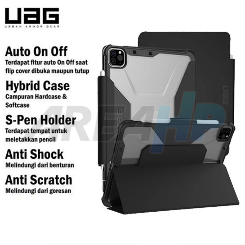 UAG Pylo Series Flip Case Casing Cover iPad Pro 3,4,5,6 12.9 M1 M2 2018 2020 2021 2022